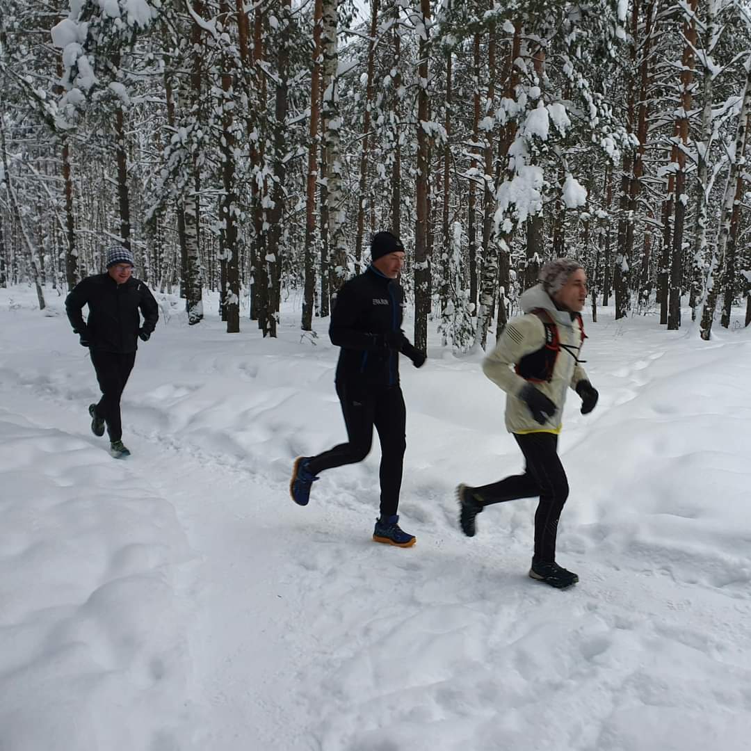 лыжные сборы в Гусь-Хрустальном бег зимой