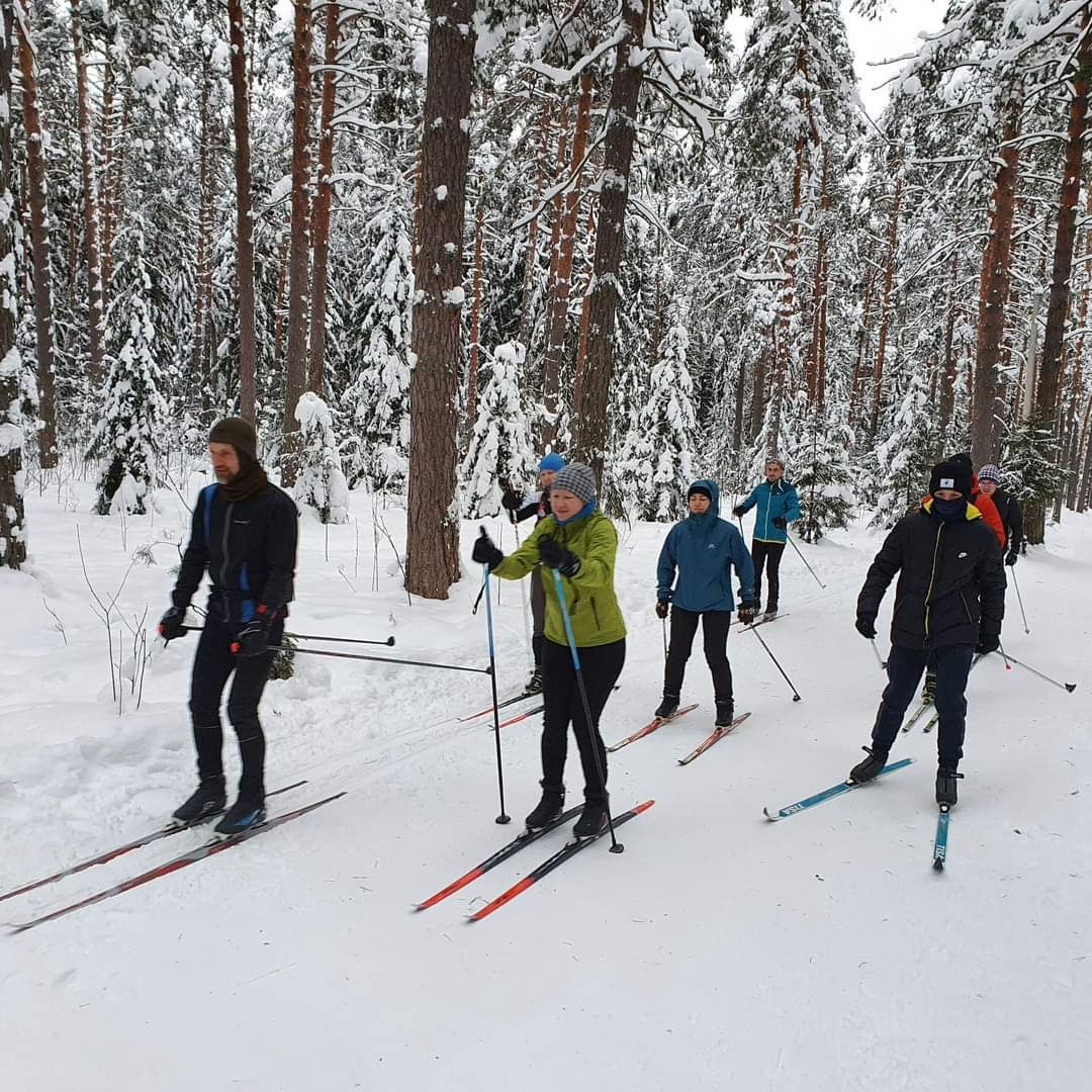 Лыжная тренировка в Гусь-Хрустальном